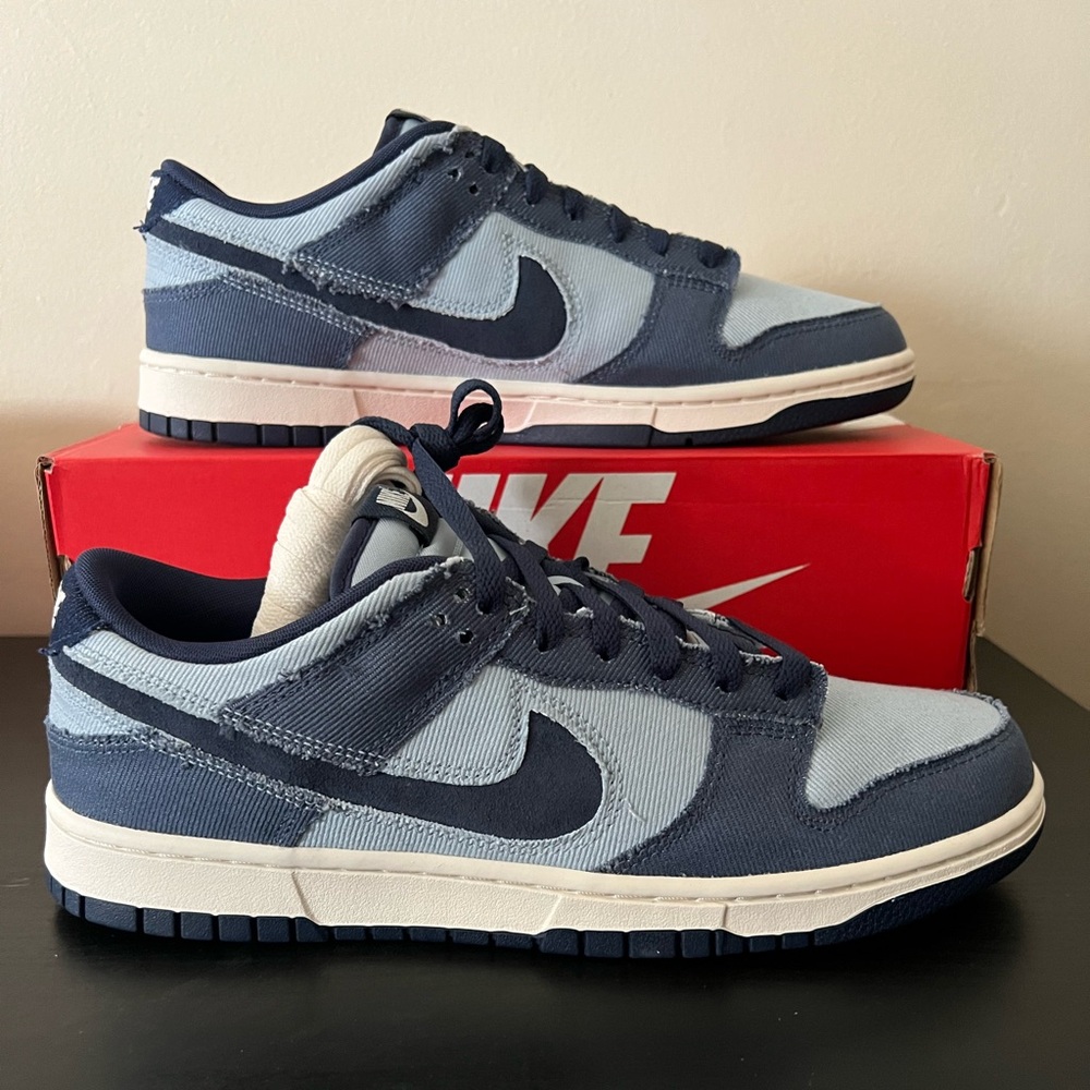 Nike Dunk Low Retro SE Sneakers HF3141-400 Light Armory Blue Men’s Size 11 BNIB